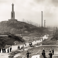 Baustelle Valle de los Caídos 1945